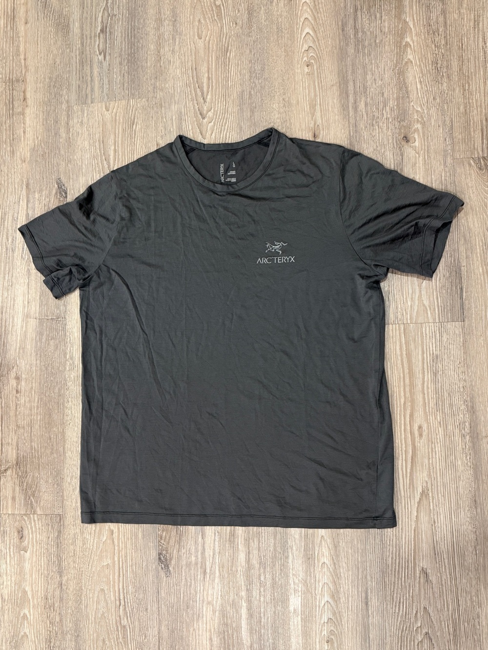 Arc'teryx Men’s Gray Short-Sleeve Wool Tee